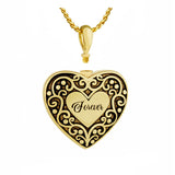 Forever 10KT or 14KT Gold Cremation Jewelry Urn - SHIPS NOW