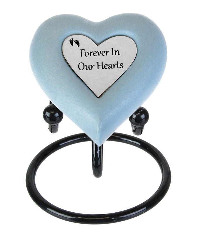 Forever Baby Blue Heart Urn
