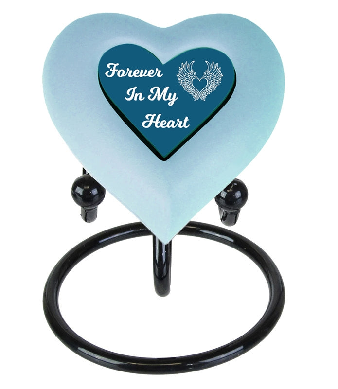 Forever Blue Heart Urn