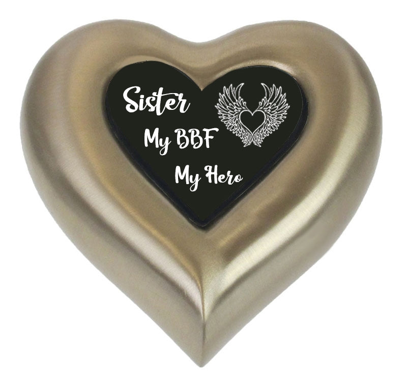 Forever Brass Heart Keepsake