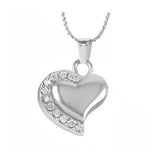 Forever Love Heart Pendant Urn - Love Charms Option