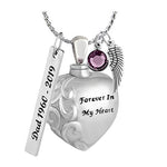 Forever In My Heart Ash Jewelry Urn - Love Charms™ Option