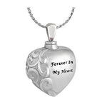 Forever In My Heart Ash Jewelry Urn - Love Charms™ Option