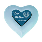 Forever Blue Heart Urn