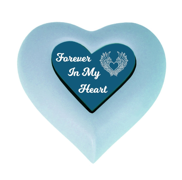 Forever Blue Heart Urn