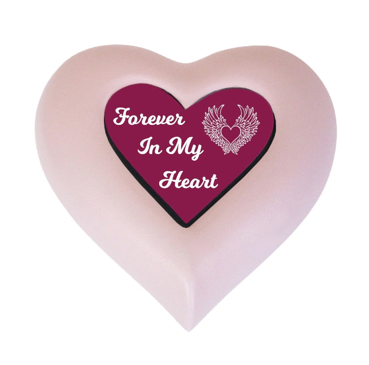 Pink Heart Urn