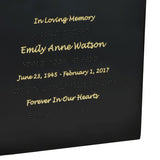 Forever Loved Braille Cremation Urn