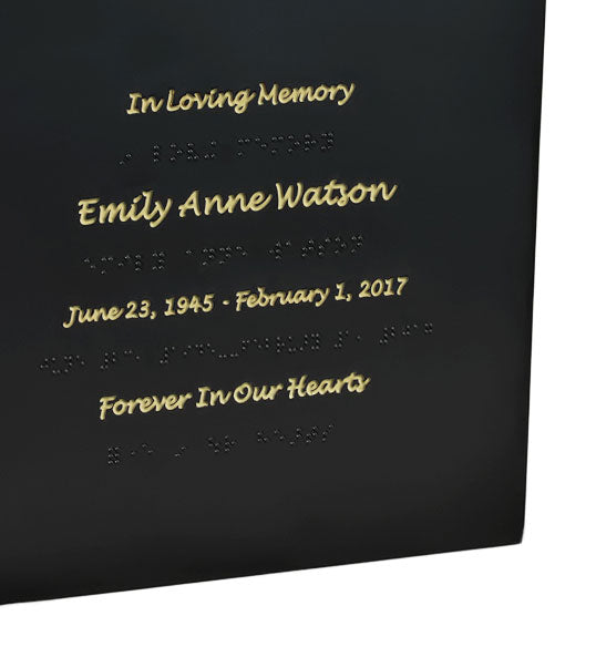 Forever Loved Braille Cremation Urn