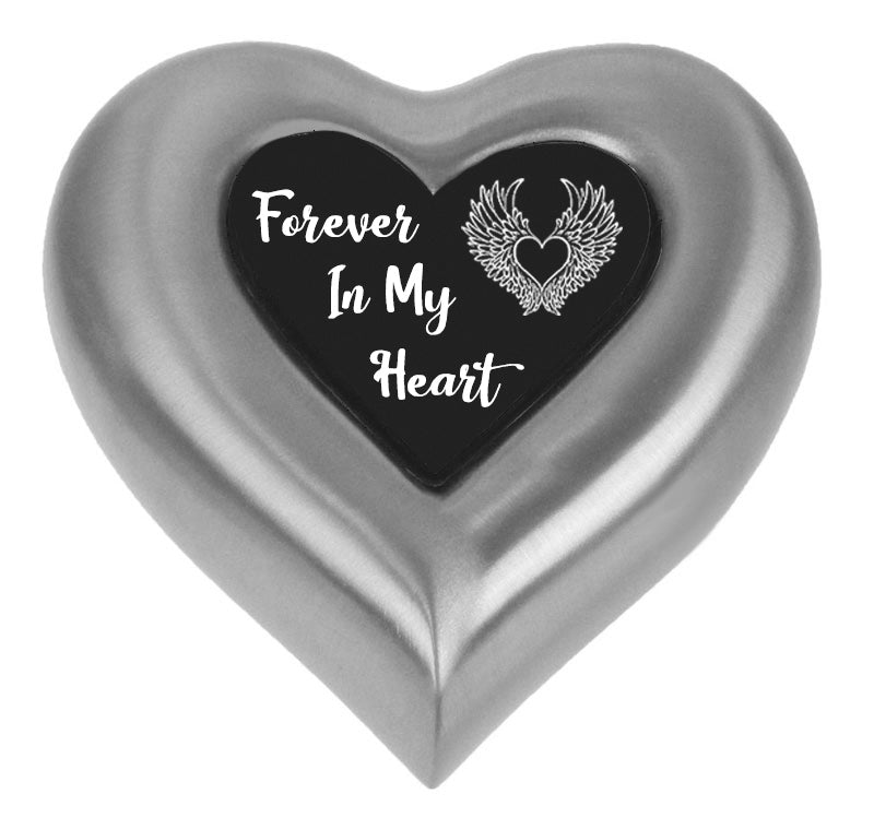 Forever Pewter Heart Keepsake Urn