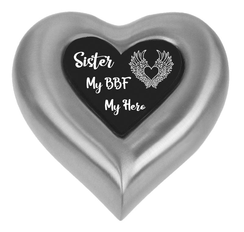 Forever Pewter Heart Keepsake Urn