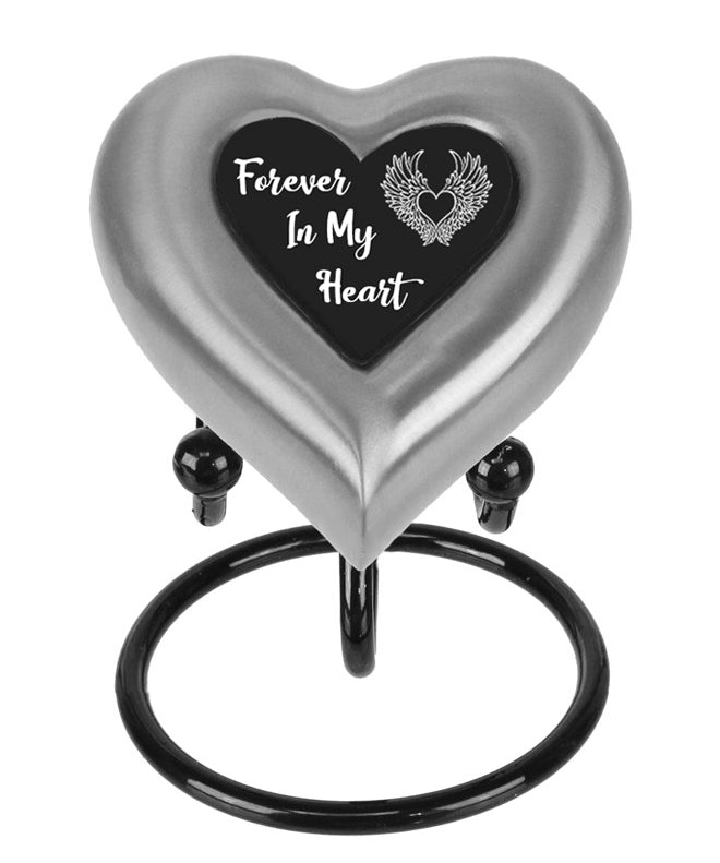 Forever Pewter Heart Keepsake Urn