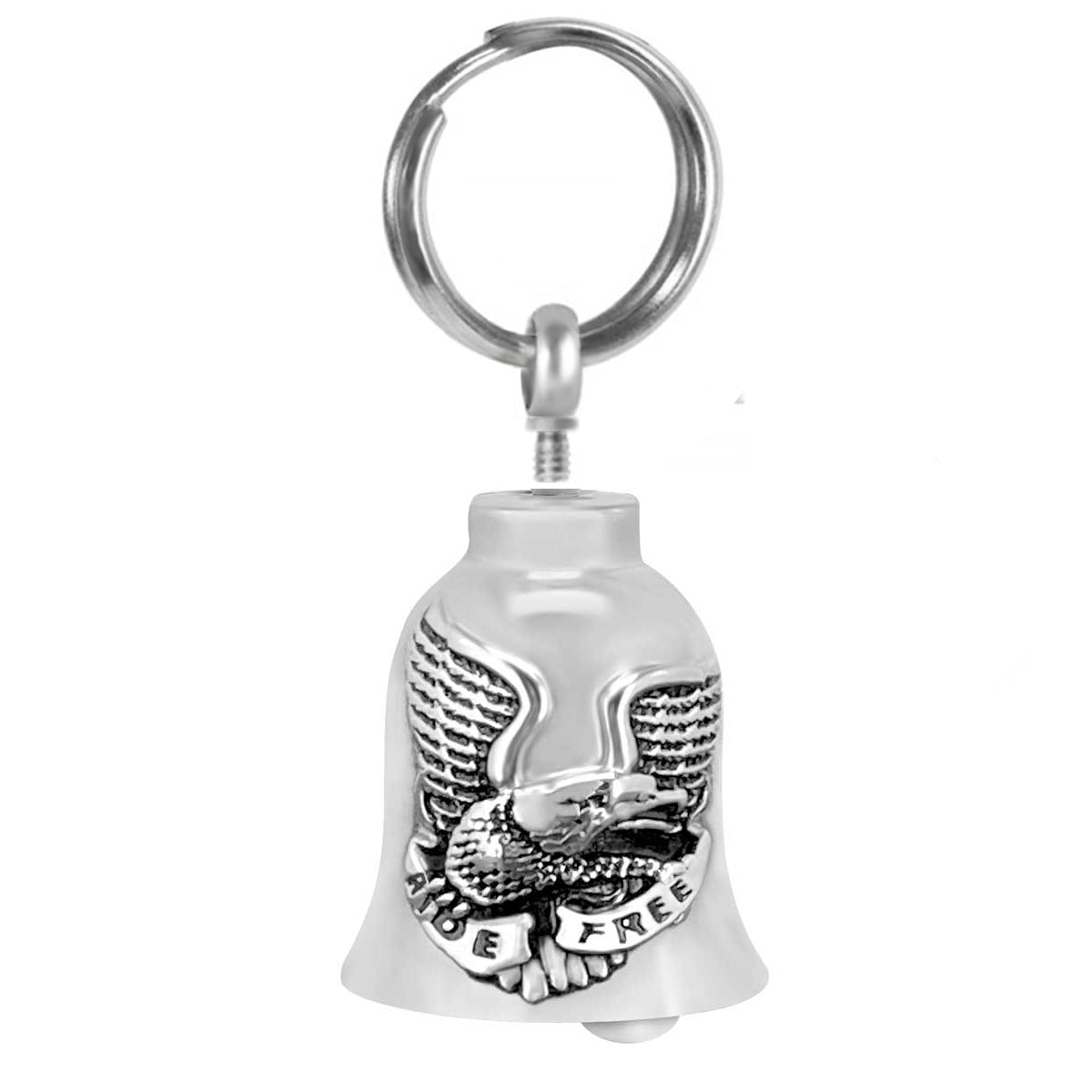 Freedom Rider Motorcycle Bell Key Chain Ash Urn - Engraving Available