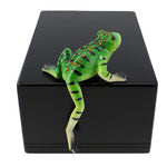 Green Frog at the Lily Pond Adult Cremation Urn - Free Engraving
