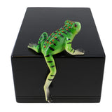 Green Frog at the Lily Pond Adult Cremation Urn - Free Engraving
