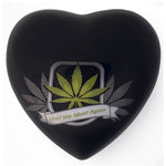 Until We Meet Again Marijuana Heart Keepsake Urn - Stand Option