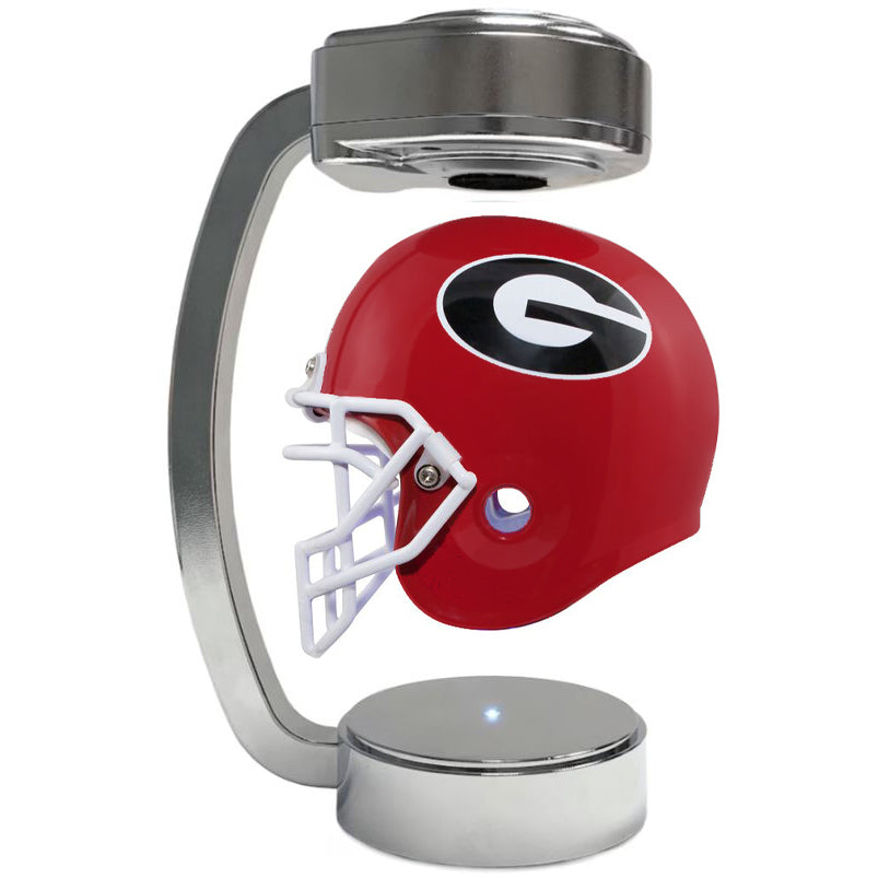 Football Adult or Medium Cremation Urn & University of Georgia Bulldogs Hover Helmet Décor - Free Engraving