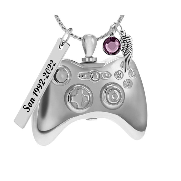 Game Controller Video Jewelry Ash Urn - Love Charms® Option