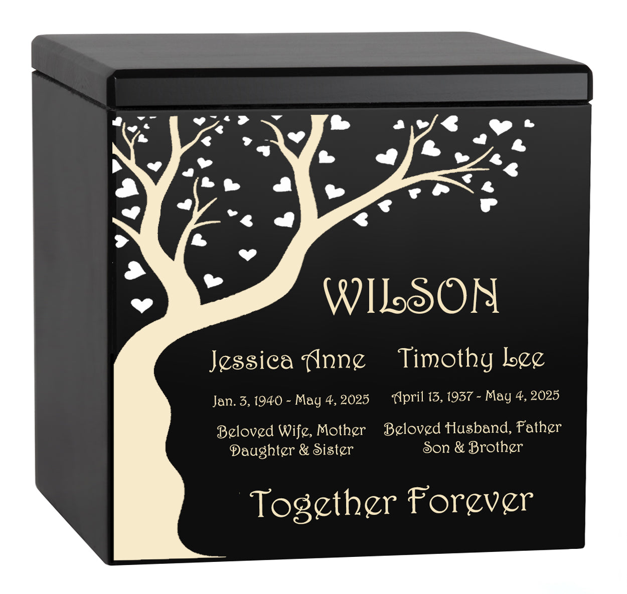 Paradise Garden Premier Companion Urn - Together Forever - Parents Urn & Vault Option
