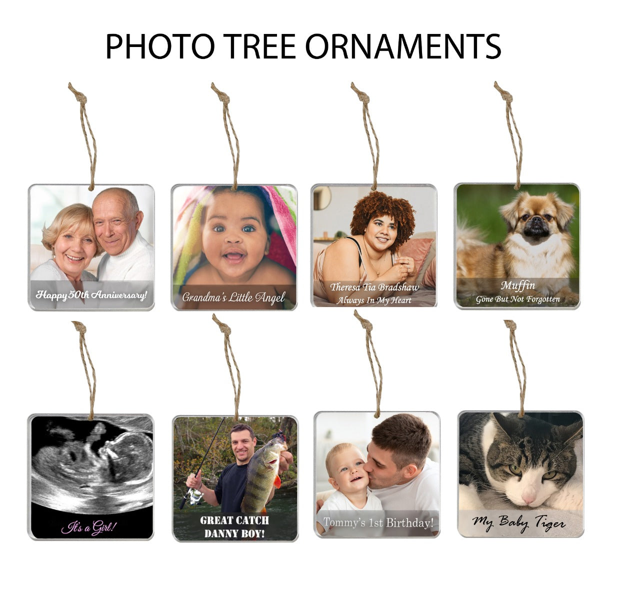 Personalized Photo Ornament - Photo & Imprinting