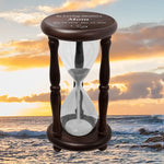 Lifetime Hourglass Keepsake Urn - Giant Walnut Cremation Urn