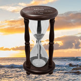 Lifetime Hourglass Keepsake Urn - Giant Walnut Cremation Urn