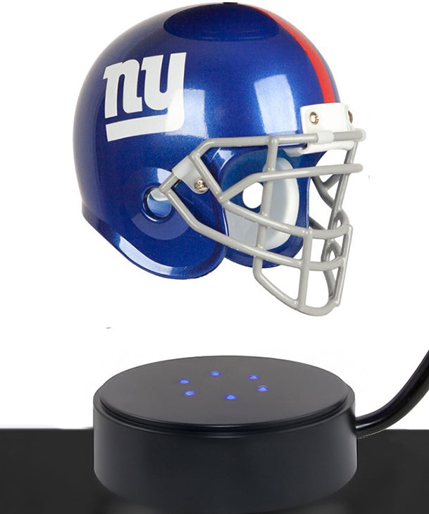 Football Cremation Urn & New York Giants Hover Helmet Décor