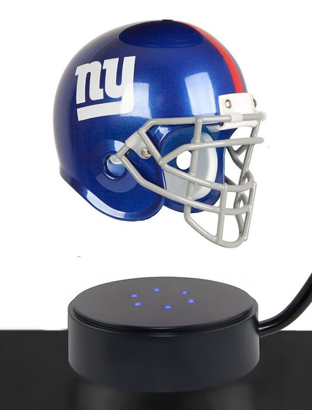 Football Cremation Urn & New York Giants Hover Helmet Décor