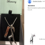 Giraffe Jewelry Urn - Love Charms™ Option