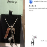 Giraffe Jewelry Urn - Love Charms™ Option