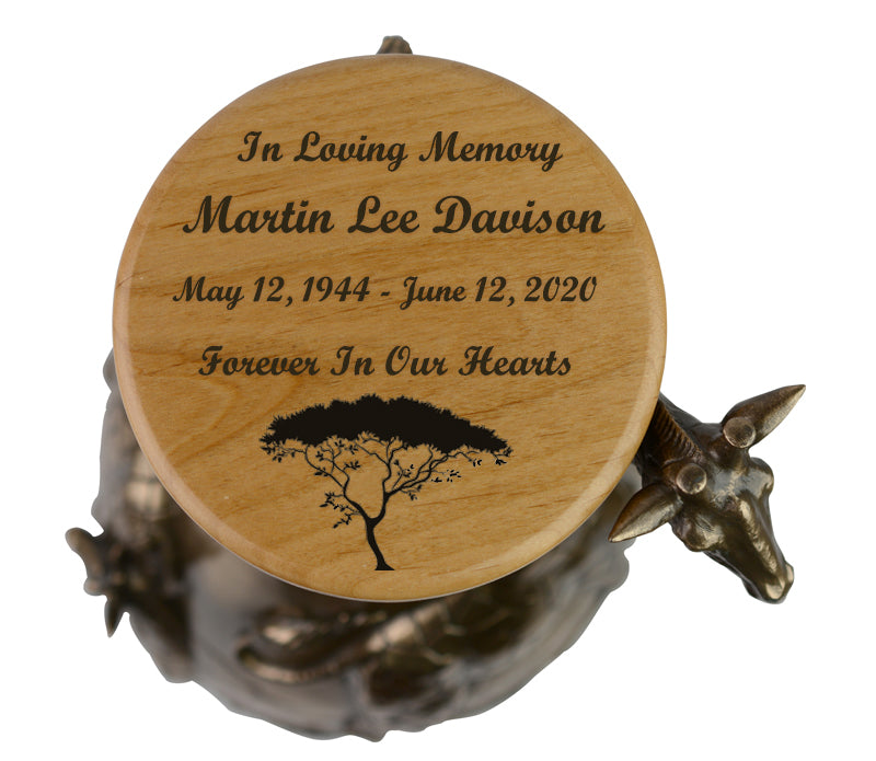 Safari Giraffe Cremation Urn