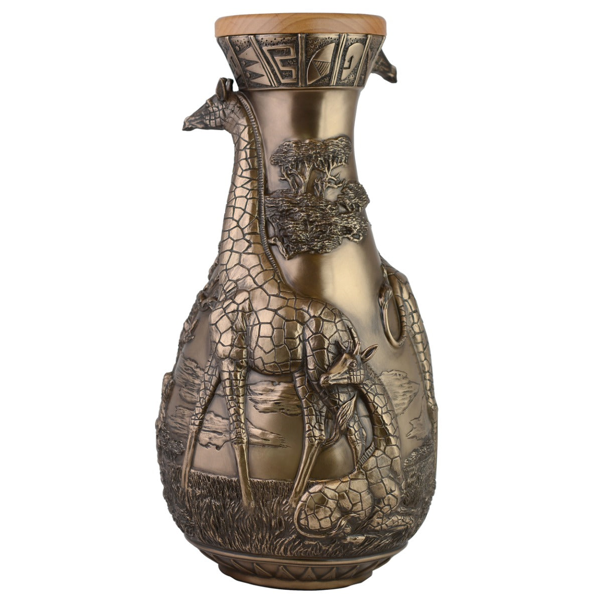 Safari Giraffe Double Cremation Urn - For Two People