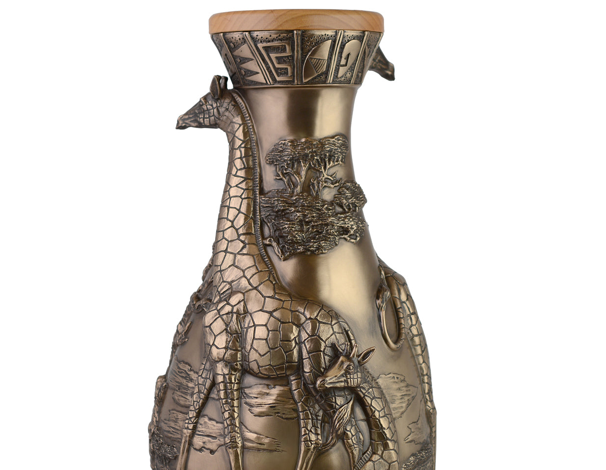 Safari Giraffe Double Cremation Urn - For Two People