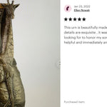 Safari Giraffe Double Cremation Urn - For Two People