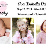 Pink Heart Girl Photo Redwood Urn - 3 Photo Options