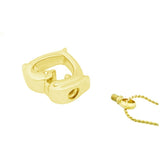 Golden Dolphins Heart Ash Pendant Urn - Love Charms Option