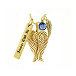 Heavenly Wings Cremation Urn - Love Charms™ Option