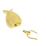 Angel Wings Gold Necklace Ash Urn - Love Charms™ Option