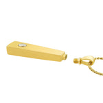 Golden Bar Crystal Pendant Ash Urn - Love Charms™ Option