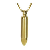 Gold Bullet Pendant Urn - Love Charms™ Option
