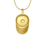 Golden Baseball Cap Ash Urn - Love Charms™ Option