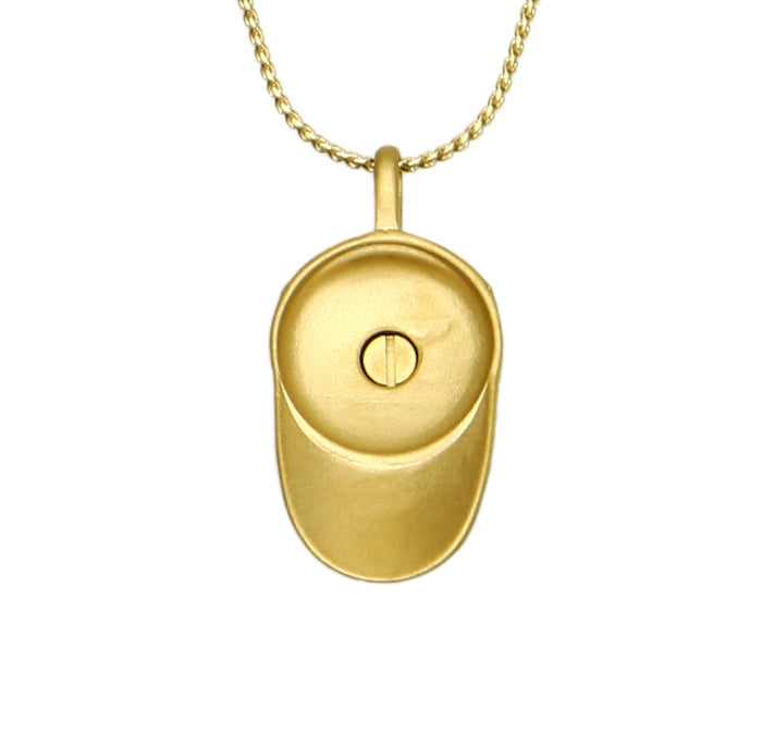 Golden Baseball Cap Ash Urn - Love Charms™ Option