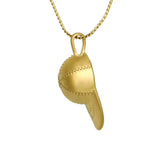 Golden Baseball Cap Ash Urn - Love Charms™ Option