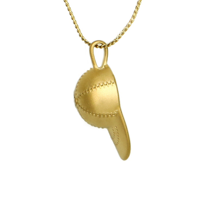 Golden Baseball Cap Ash Urn - Love Charms™ Option