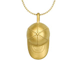 Golden Baseball Cap Ash Urn - Love Charms™ Option