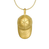 Golden Baseball Cap Ash Urn - Love Charms™ Option