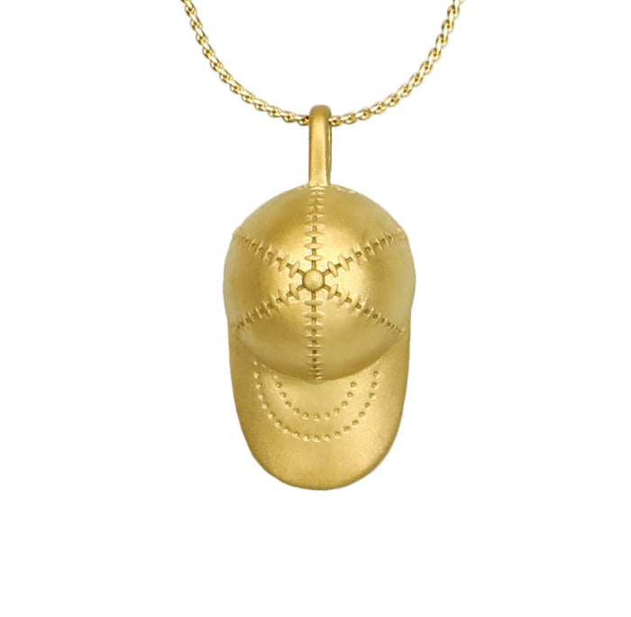 Golden Baseball Cap Ash Urn - Love Charms™ Option