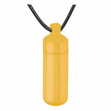 Gold Capsule Ash Urn Pendant