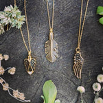 Gold Angel Wings Cremation Urn - Love Charms™ Option 