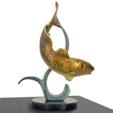 Fresh Water Fishing Art Wood Adult Urn – Handmade Wood Urn