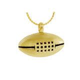 Golden Football Pendant Ash Urn - Love Charms™ Option